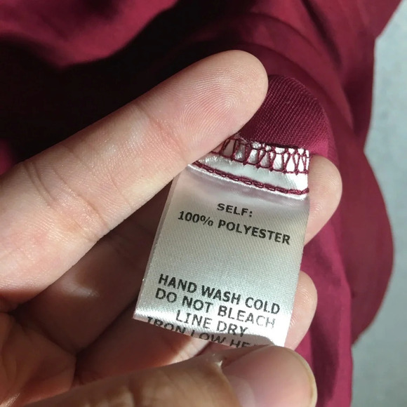 Womens Eesome Blouse Cuffed Sleeves Work Office Career V Neck Holiday High Low - Picture 3 of 6